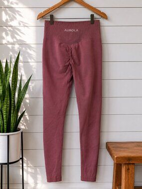 Aurola Ladies Medium Dusty Rose Workout Pants